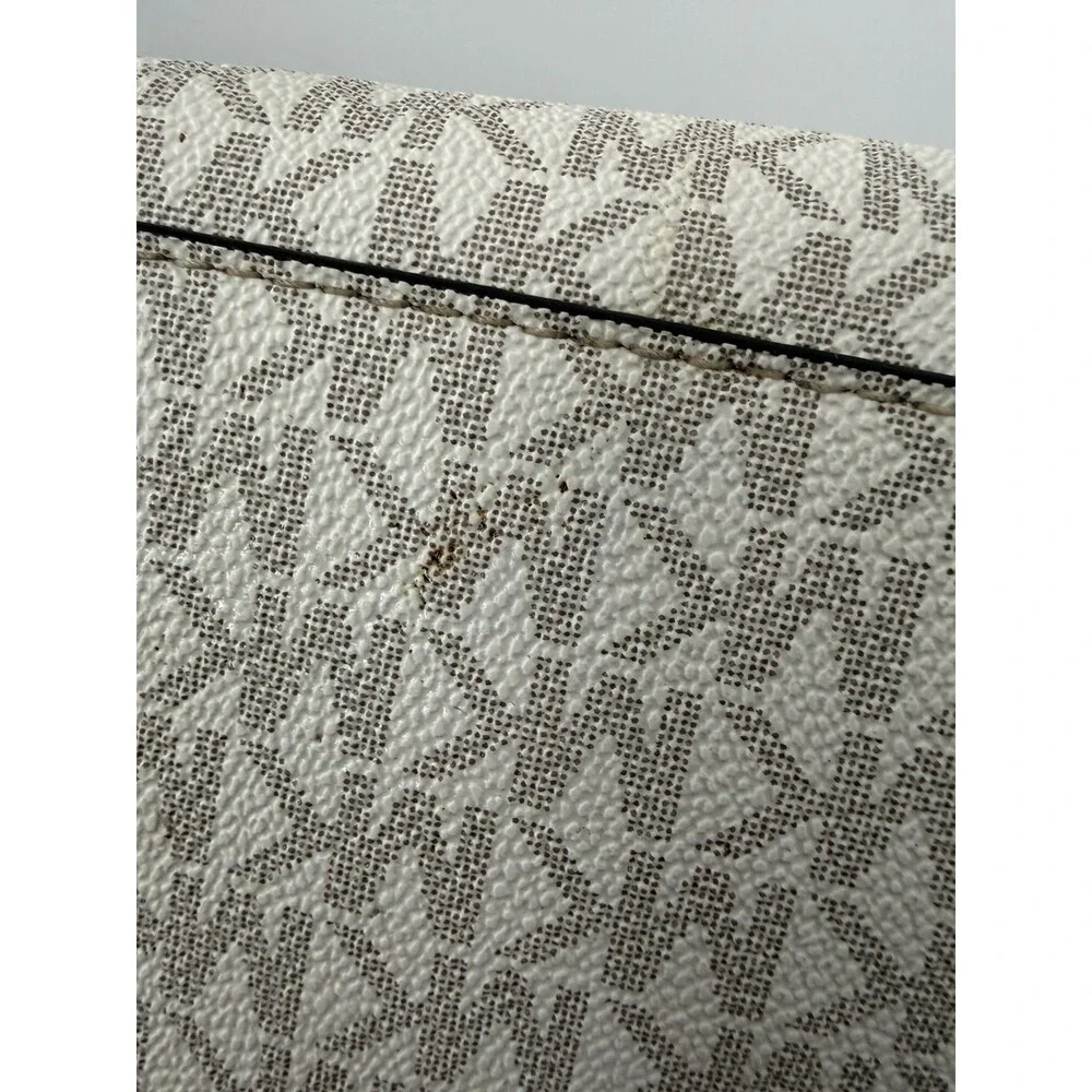 Michael Kors Shoulder Bag Joan Large Slouchy Vanilla Pebbled Leather AUTHENTIC - Picture 16 of 16